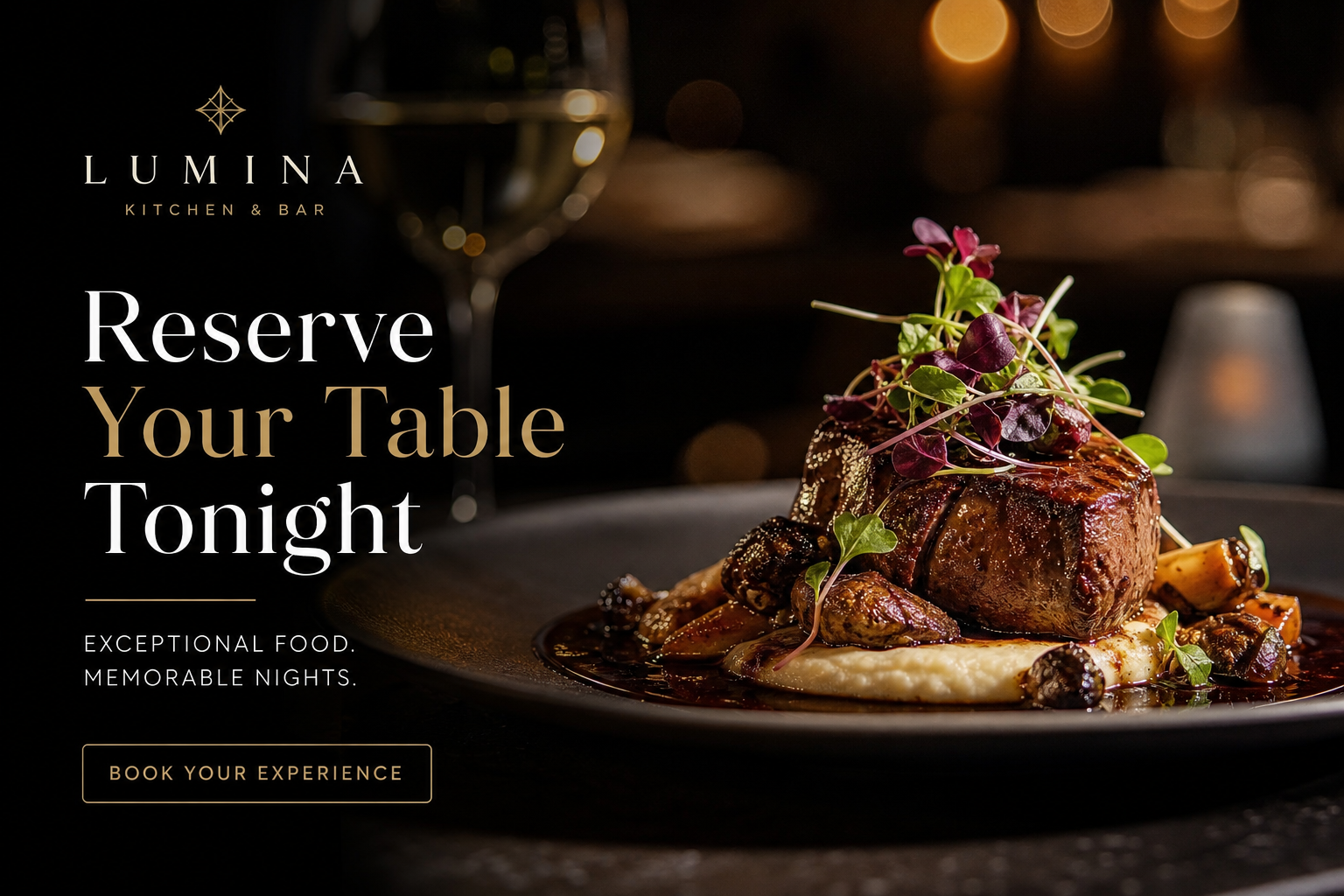 Restaurant ad creative